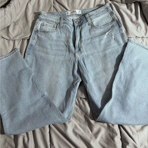 hollister mom jeans